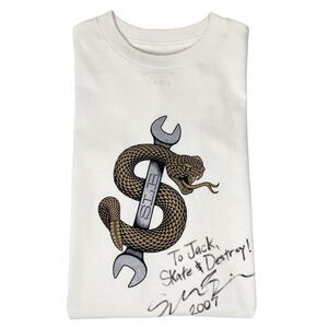 Vintage Sal Barbier SLB Skateboard Skate Shop T-Shirt 2007